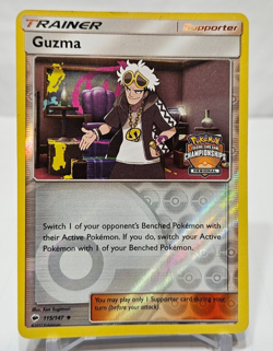 Guzma 115/147 Reverse Holo Regional Championships Promo Pokemon 7437 - Image 1