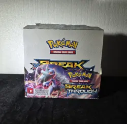 BREAKThrough - Pokemon XY TCG - EMPTY Display Booster Box - Image 1