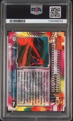 1999 TOPPS POKEMON THE MOVIE EDT DONPHAN #11 MOVIE EDITION PSA 9 - Image 2