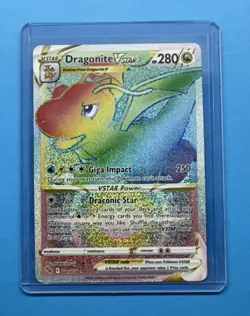 2022 Pokemon Dragonite VSTAR 081/078 Rainbow Secret Rare /Full Art Holo LP 💛✨💖 - Image 1
