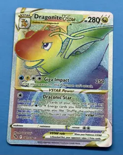 2022 Pokemon Dragonite VSTAR 081/078 Rainbow Secret Rare /Full Art Holo LP 💛✨💖 - Image 2