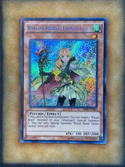 Yugioh Ritual Beast Tamer Lara THSF-EN022 Secret Rare NM - Image 1