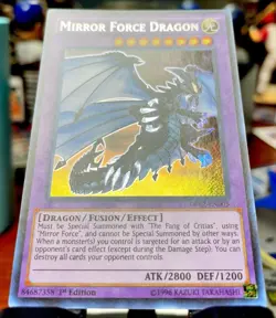 MINT 💎 Yu-Gi-Oh! - Mirror Force Dragon 2015 DRL2-EN005 Secret Rare 1st Edition - Image 4
