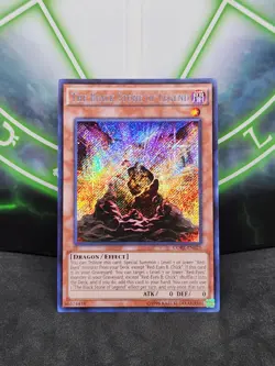 Yugioh The Black Stone of Legend CORE-EN010 Secret Rare NM - Image 1