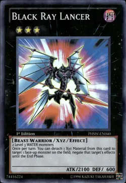 Black Ray Lancer - Super Rare 1st Edition PHSW-EN040 - NM - YuGiOh - Image 1