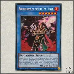 Brotherhood of the Fire Fist - Eland - FIGA-EN014 - Secret Rare 1st Edit Yugioh - Image 1