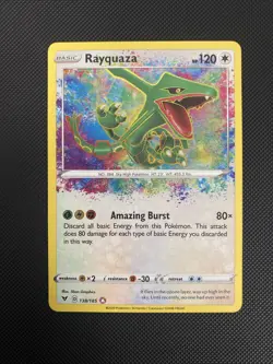 Rayquaza - Amazing Rare Holo - Vivid Voltage - #138/185 2020 Pokemon Card - Image 1