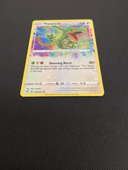 Rayquaza - Amazing Rare Holo - Vivid Voltage - #138/185 2020 Pokemon Card - Image 2