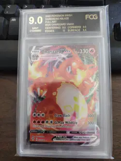 2020 pokemon darkness ablaze charizard vmax Full Art Grading 9. Card - Image 1