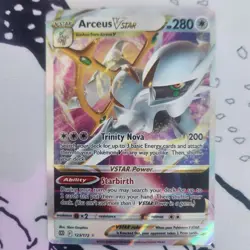 Arceus VSTAR 123/172 Swsh09: Brilliant Stars Holo NM-M Pokemon Card - Image 1