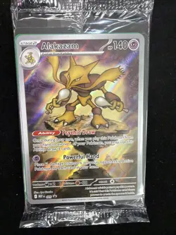 Alakazam - 009 - ME: Mega Evolutions Promo (MEP) Pokemon TCG Card, Sealed! - Image 1