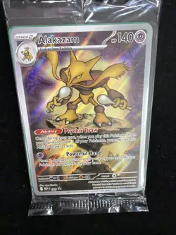 Alakazam - 009 - ME: Mega Evolutions Promo (MEP) Pokemon TCG Card, Sealed! - Image 2
