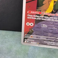 Gumshoos Illustration Rare 153/132 Mega Evolution Pokemon TCG Near Mint Card NM - Image 4