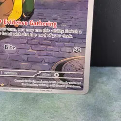 Gumshoos Illustration Rare 153/132 Mega Evolution Pokemon TCG Near Mint Card NM - Image 5