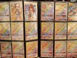 100 Pokemon Card Lot GUARANTEED ONE V,VMAX,GX,EX,OR FULL-ART,+2 RARE HOLO CARDS - Image 1