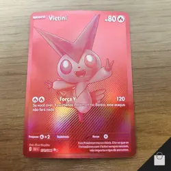 Victini 171/086 Sv: White Flare Pokemon Brazilian Card Rare #1 Pack Fresh NM+ - Image 1