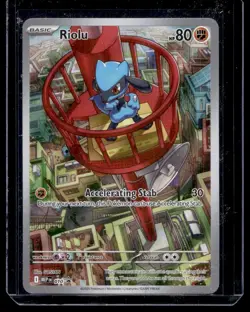 Riolu Pokemon Card #010 2025 2025 Mega Evolution Black Star Promo ETB - Image 1