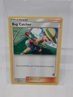 Bug Catcher 189/236 Unified Minds Mewtwo Stamped Pokemon TCG Card NM - Image 1