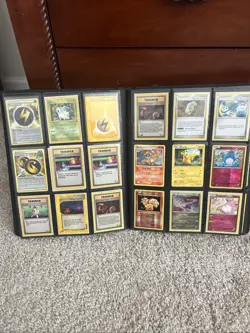 Vintage/Mid Era Pokemon Card Lot with binder - Image 2