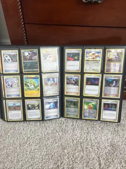 Vintage/Mid Era Pokemon Card Lot with binder - Image 5