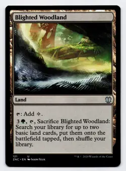 Blighted Woodland [121] ZNC Uncommon Non-Foil [MTG Card English] - Image 1