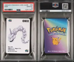 Onix #95 Pokemon Card Game Mini KFC 1998 Nintendo WOTC PSA 10 - Image 3