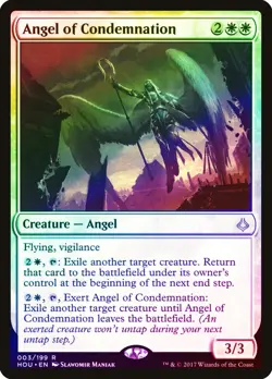 Angel of Condemnation FOIL Hour of Devastation PLD White Rare CARD ABUGames - Image 1