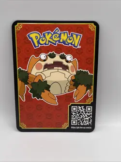 Pokemon Red Klawf McDonalds Match Battle QR Code Card 2023 - Image 1