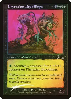 Urza's Legacy MTG FOIL Phyrexian Broodlings Magic - Image 1
