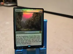 MTG English Sylvan Library Foil Dominaria Remastered - Image 1