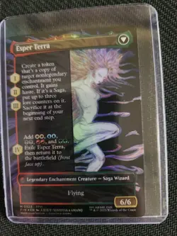 MTG Final Fantasy Terra, Magical Adept / Esper Terra Borderless Foil #323 NM - Image 2