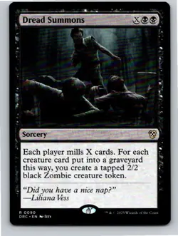 Magic the Gathering Dread Summons Aetherdrift Commander MTG Free Shipping! - Image 1