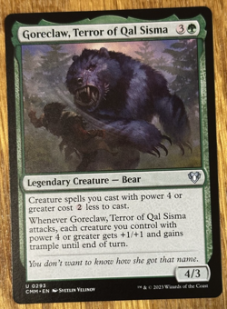 MTG Commander Masters, Goreclaw, Terror of Qal Sisma - Image 1