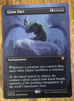 MTG Commander Masters, Grave Pact - Borderless - Image 1