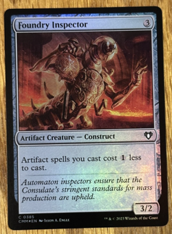 MTG Commander Masters, Foundry Inspector - Foil - Image 1