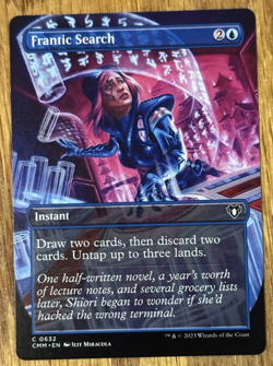MTG Commander Masters, Frantic Search - Borderless - Image 1