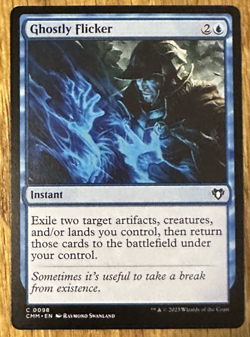 MTG Commander Masters, Ghostly Flicker - Image 1