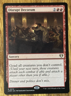 MTG Commander Masters, Disrupt Decorum - Image 1