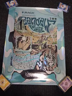 MTG LTR 0732 Gandalf the White NM EN Borderless Poster Foil - Image 1