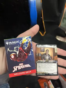 NYCC 2025 exclusive MTG Peter Parker Amazing Spider-man PROMO Magic Gathering - Image 1