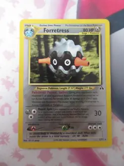 Pokemon TCG Forretress 2/75 Neo Discovery Holo Rare w/ SWIRL - Image 1