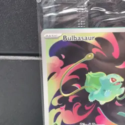 Bulbasaur Illustration Rare 133/132 Stamped Mega Evolution Pokemon Near Mint NM - Image 2