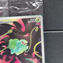 Bulbasaur Illustration Rare 133/132 Stamped Mega Evolution Pokemon Near Mint NM - Image 3