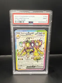 Pokemon 2024 Pokemon SV Stellar Crown Galvantula ex 159/142 PSA 9 - Image 2