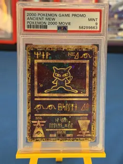 Pokemon Ancient Mew Movie 2000 Promo PSA 9 Mint - Image 1