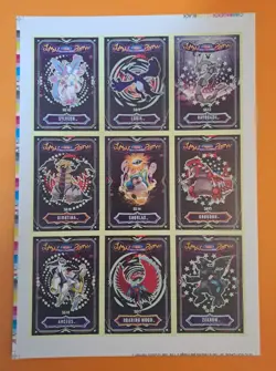 2025 POKEMON HALLOWEEN UNCUTS Cards Full Set 18/18 Nintendo GLOWS IN THE DARK - Image 3