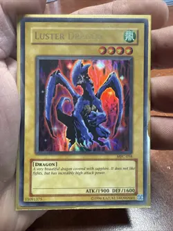 Yugioh Luster Dragon Magician's Force Ultra Rare MFC-058 MP/HP 11091375 1996 - Image 1