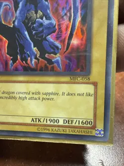 Yugioh Luster Dragon Magician's Force Ultra Rare MFC-058 MP/HP 11091375 1996 - Image 4