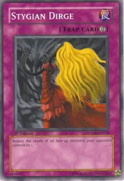 Yugioh! MP Stygian Dirge - SOVR-EN078 - Common - Unlimited Edition Moderately Pl - Image 1
