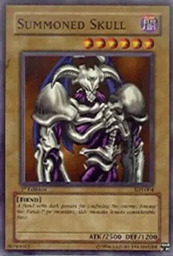Yugioh! MP Summoned Skull - SDY-004 - Common - 1st Edition Moderately Played, En - Image 1